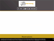 Tablet Screenshot of hotelmiramarepesaro.com